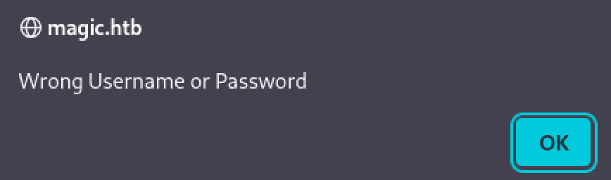 Message d’échec de connexion sur Magic