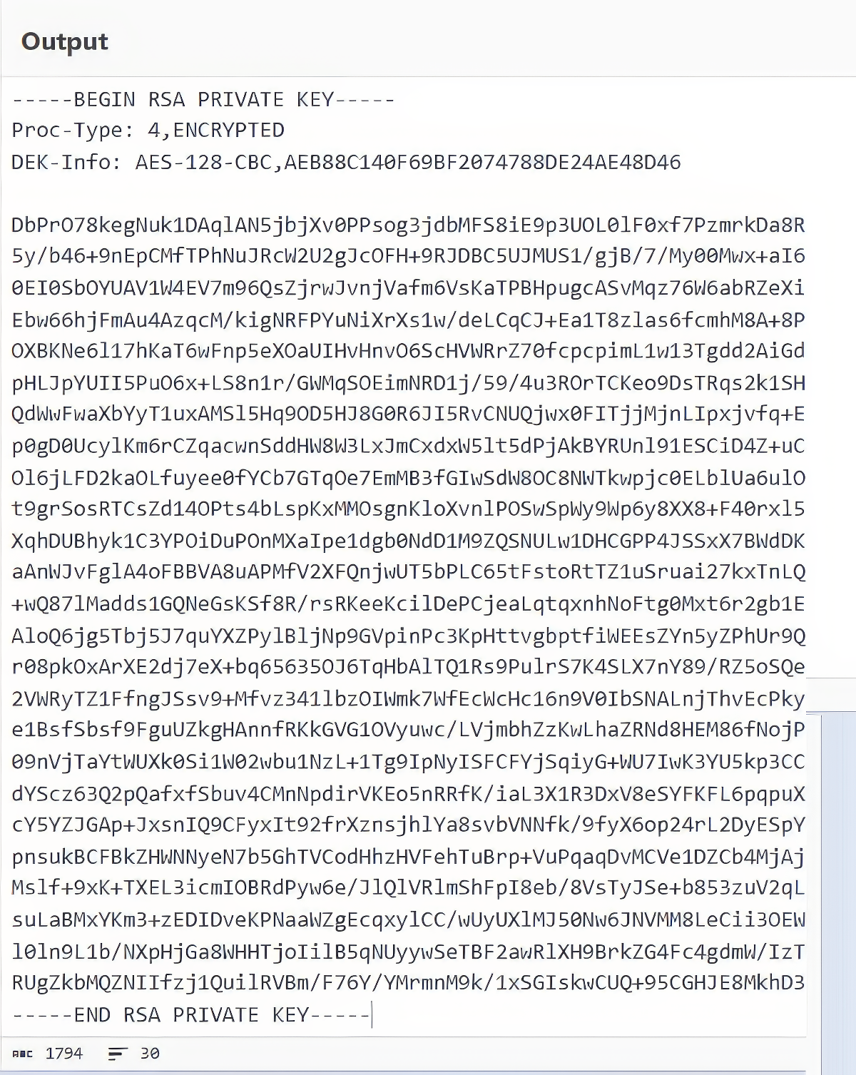 Décodage hexadécimal de hype_key vers hype_key_decoded dans CyberChef